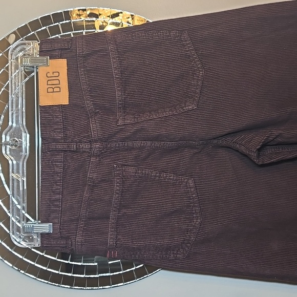 BDG Urban Outfitters High & Wide Chunky Corduroy Ankle Wide Leg Pants NWOT - Picture 7 of 15